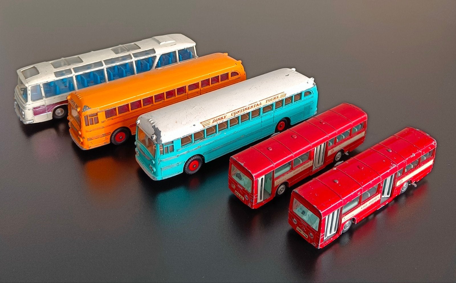 Vintage collectie Dinky(super)Toys bussen., Ophalen of Verzenden