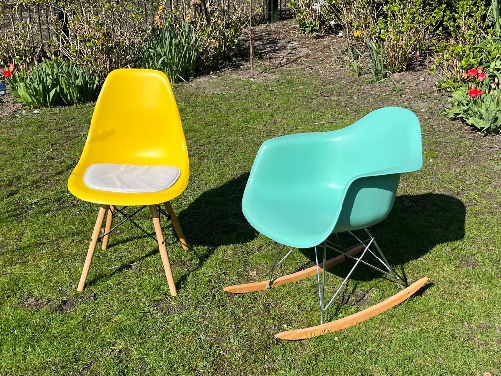 Stoel / stoelen (IKEA), Kunststof, Twee, Blauw, Ophalen of Verzenden