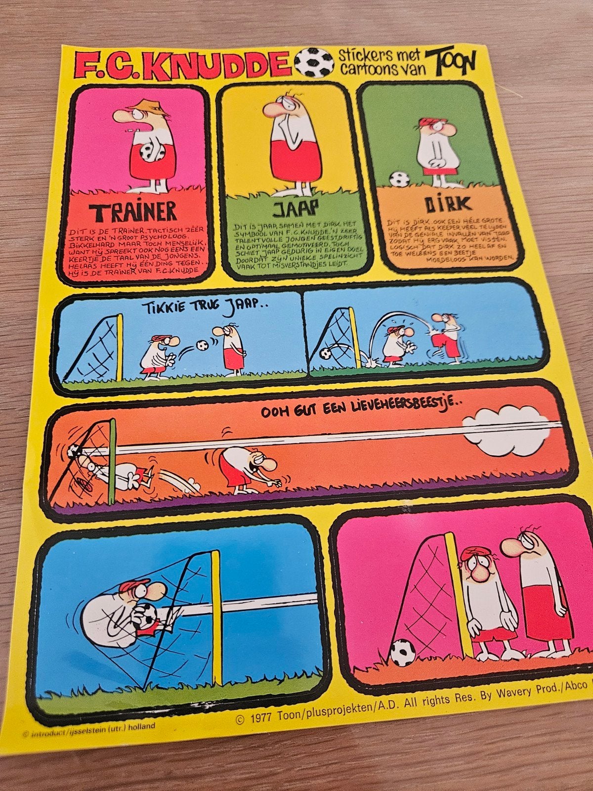 Fc Knudde 1977 stickers, Ophalen of Verzenden