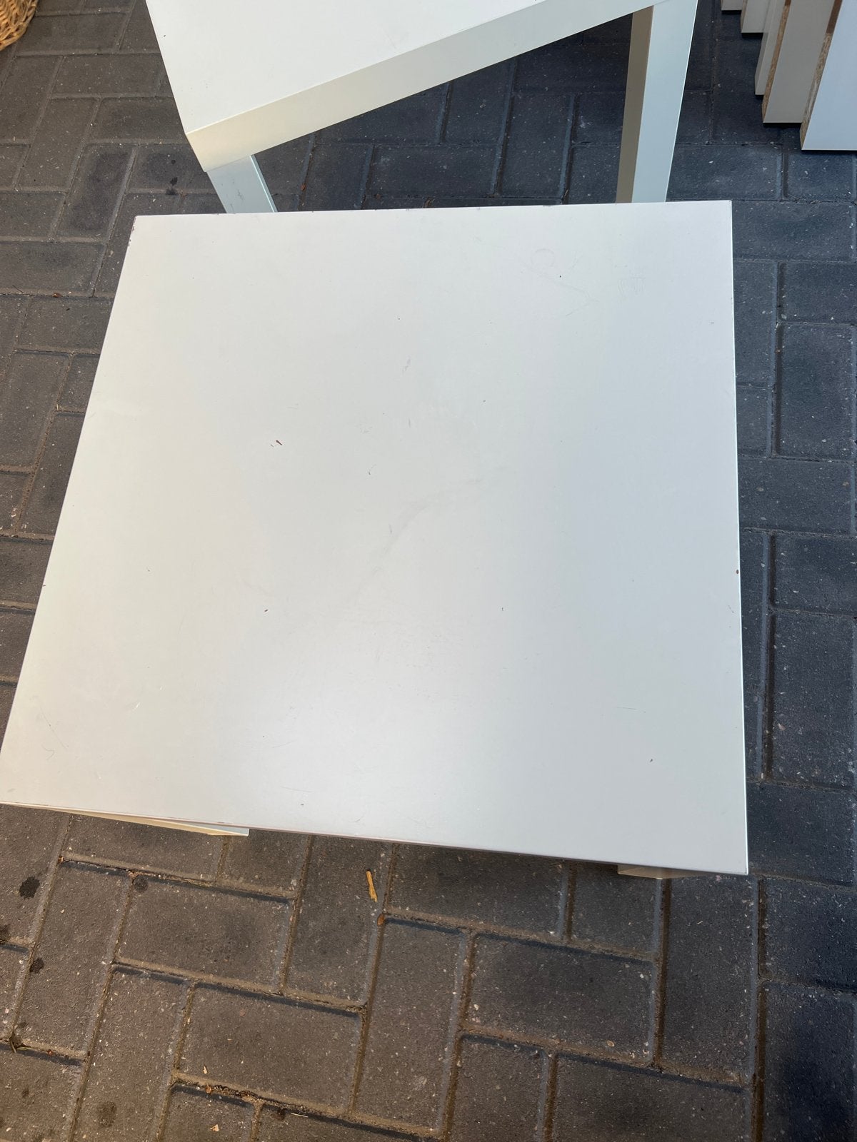Ikea bijzettafels (3 stuks) en rek - Gratis af te halen, Ophalen, Minder dan 45 cm, Minder dan 55 cm, Gebruikt