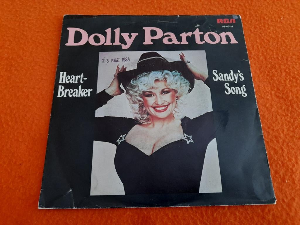 Dolly Parton - Heartbreaker (1984), Cd's en Dvd's, Vinyl Singles, Gebruikt, Originele persing, 7 inch, Ophalen of Verzenden