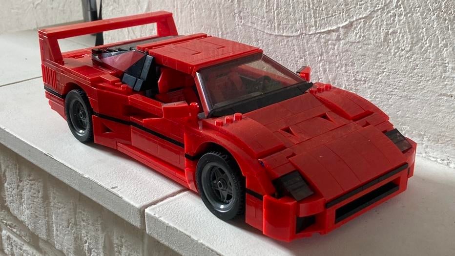 Ferrari F40 bouwstenen (zie ook 10248), Ophalen of Verzenden, Zo goed als nieuw, Overige merken