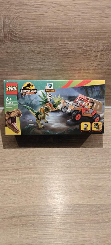 Lego Jurassic Park 76958: Dilophosaurus Ambush nieuw!, Ophalen of Verzenden, Nieuw, Overige merken