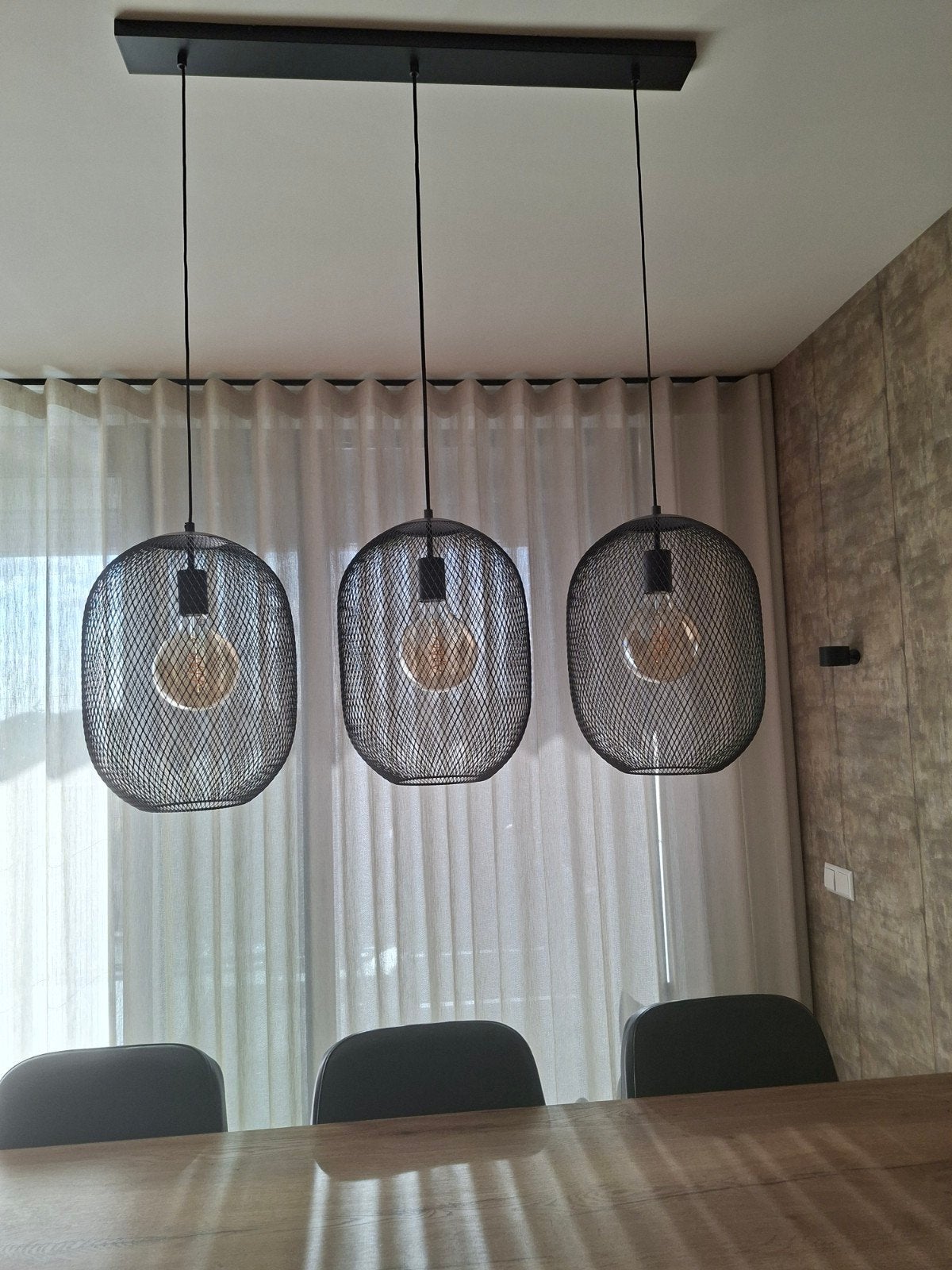 3 - delige hanglamp, Huis en Inrichting, Lampen | Hanglampen, Ophalen
