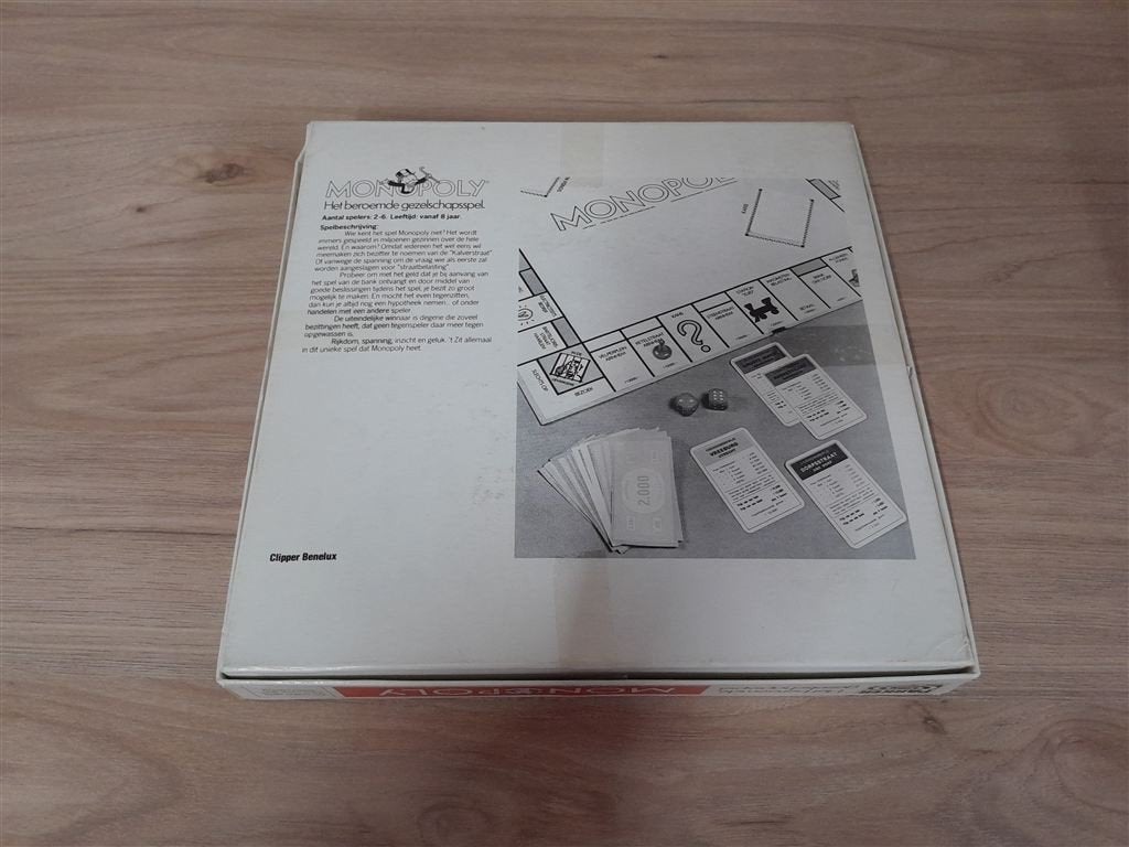 monopoly vierkante doos - s3447, Verzenden, Zo goed als nieuw