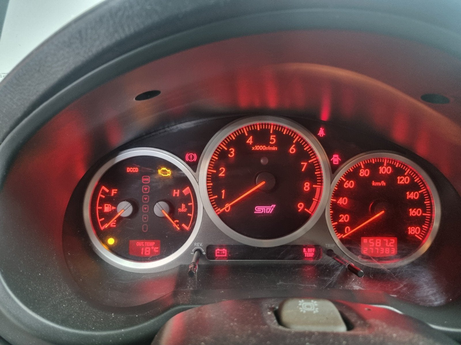 Subaru Impreza WRX STI Klok 180k km, Ophalen of Verzenden, Gebruikt, Subaru