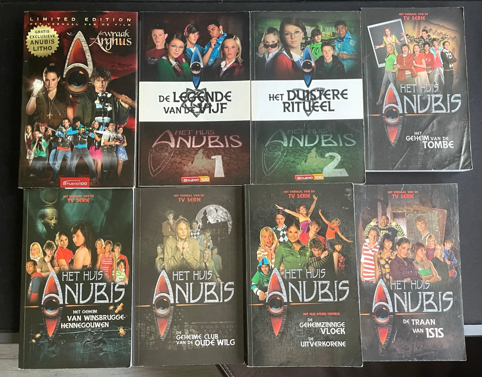 Het Huis Anubis Boeken Collectie - 8 Delen, Ophalen of Verzenden, Gelezen, Fictie