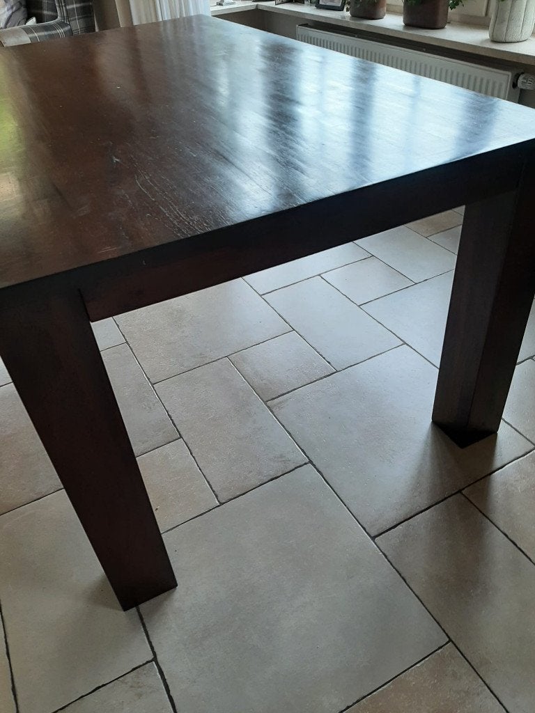 Eetkamertafel, Huis en Inrichting, Ophalen, Gebruikt, 50 tot 100 cm, Vijf personen of meer
