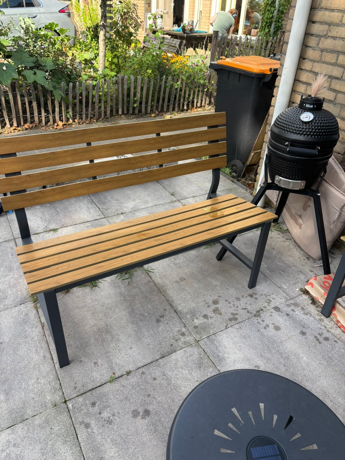 2 houten bankjes, Tuin en Terras, Ophalen, Hout
