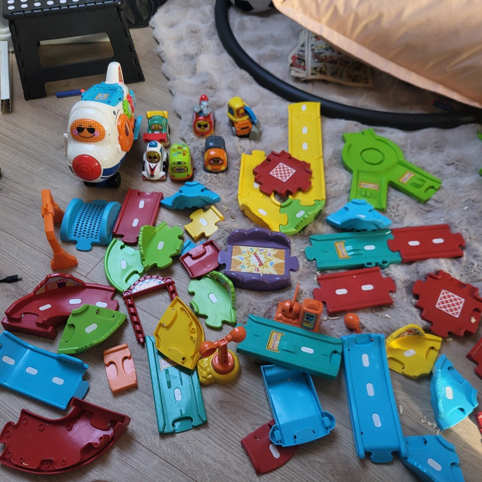 VTech Toet Toet auto's plus baandelen, Ophalen, Gebruikt