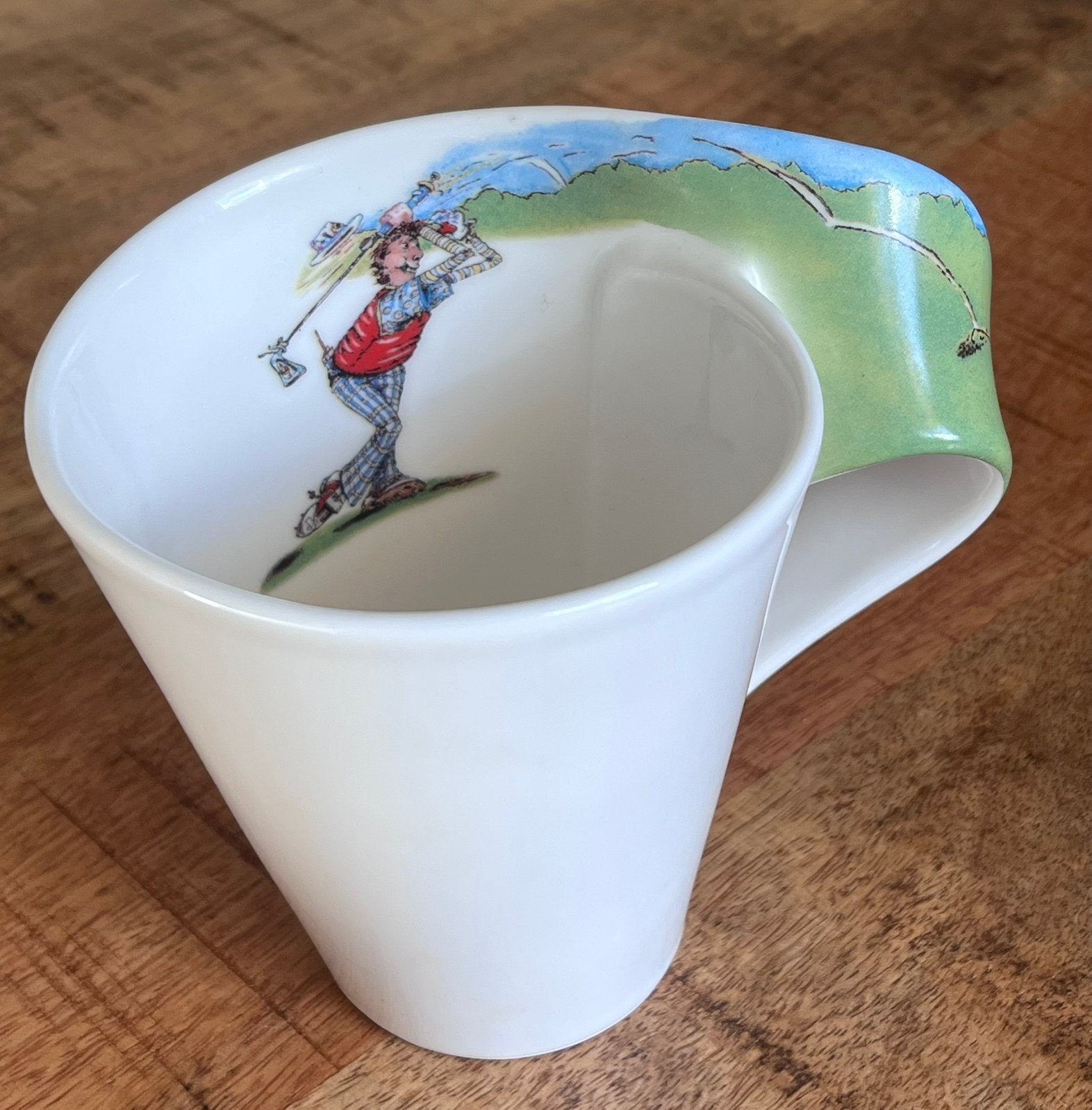 Villeroy & Boch golf beker mok porselein nieuw kado, Villeroy & Boch, Nieuw, Overige stijlen, Porselein