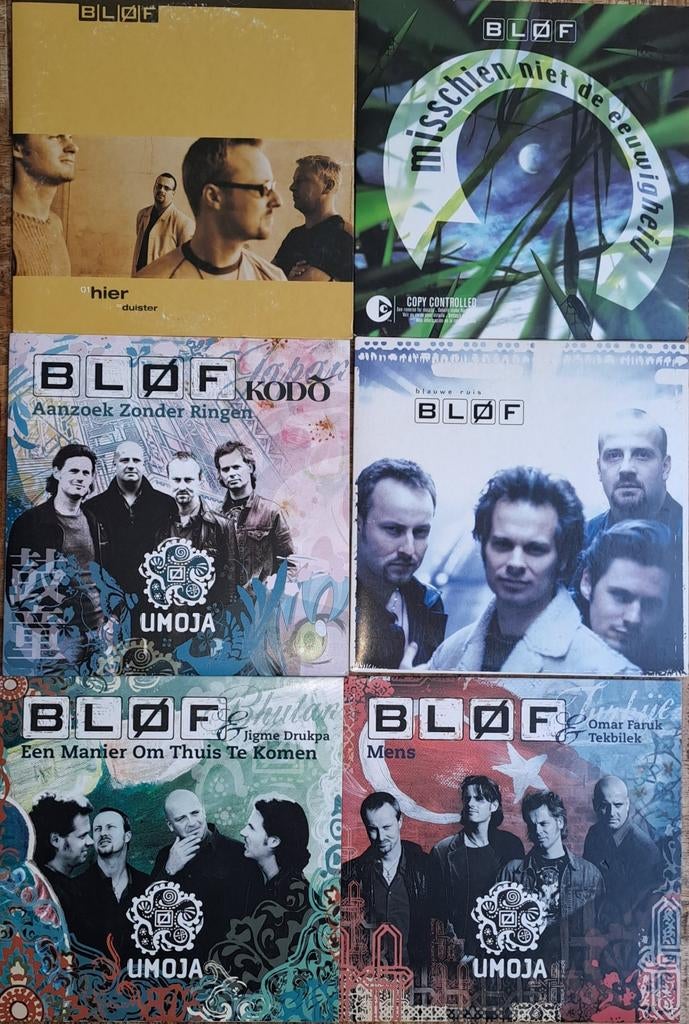 BLØF CD Collectie: 8 cd singles veel b kantjes, Cd's en Dvd's, Ophalen of Verzenden, Gebruikt