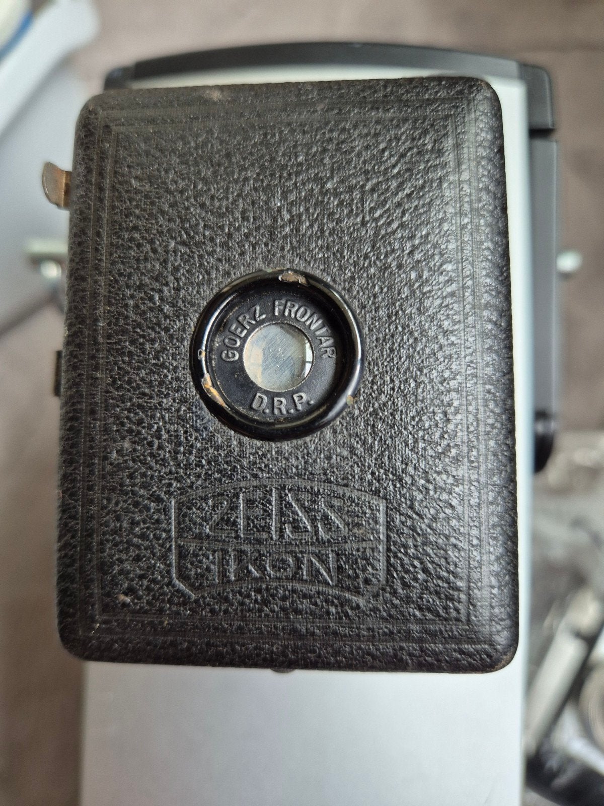 Vintage Zeiss Ikon Goerz Frontar Boxcamera - Gebruikt, Audio, Tv en Foto, Fotocamera's Analoog, Ophalen of Verzenden, Gebruikt
