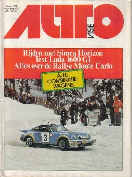 Autovisie 3 1978 : Lada 1600 GL - Fiat Ritmo / X1/9 - Alfa, Ophalen of Verzenden, Gelezen, Algemeen