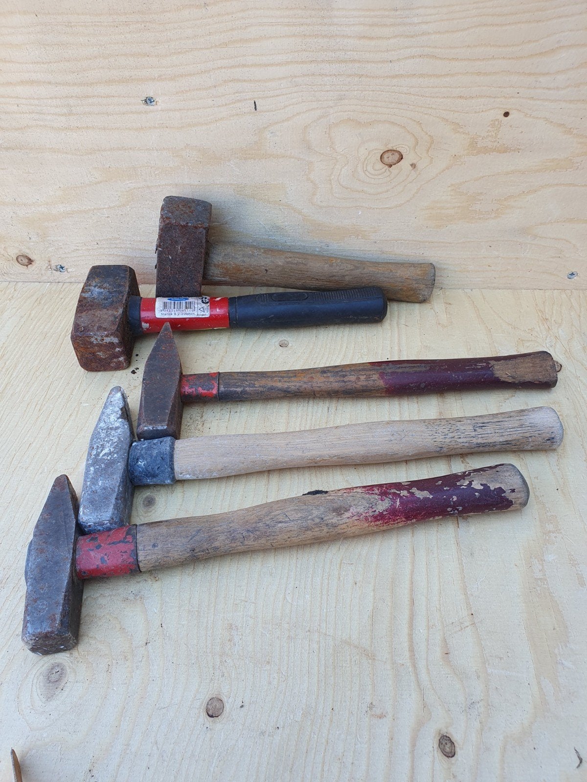 Partij diverse hamers - Gebruikt maar functioneel, Doe-het-zelf en Verbouw, Gereedschap | Handgereedschap, Ophalen of Verzenden