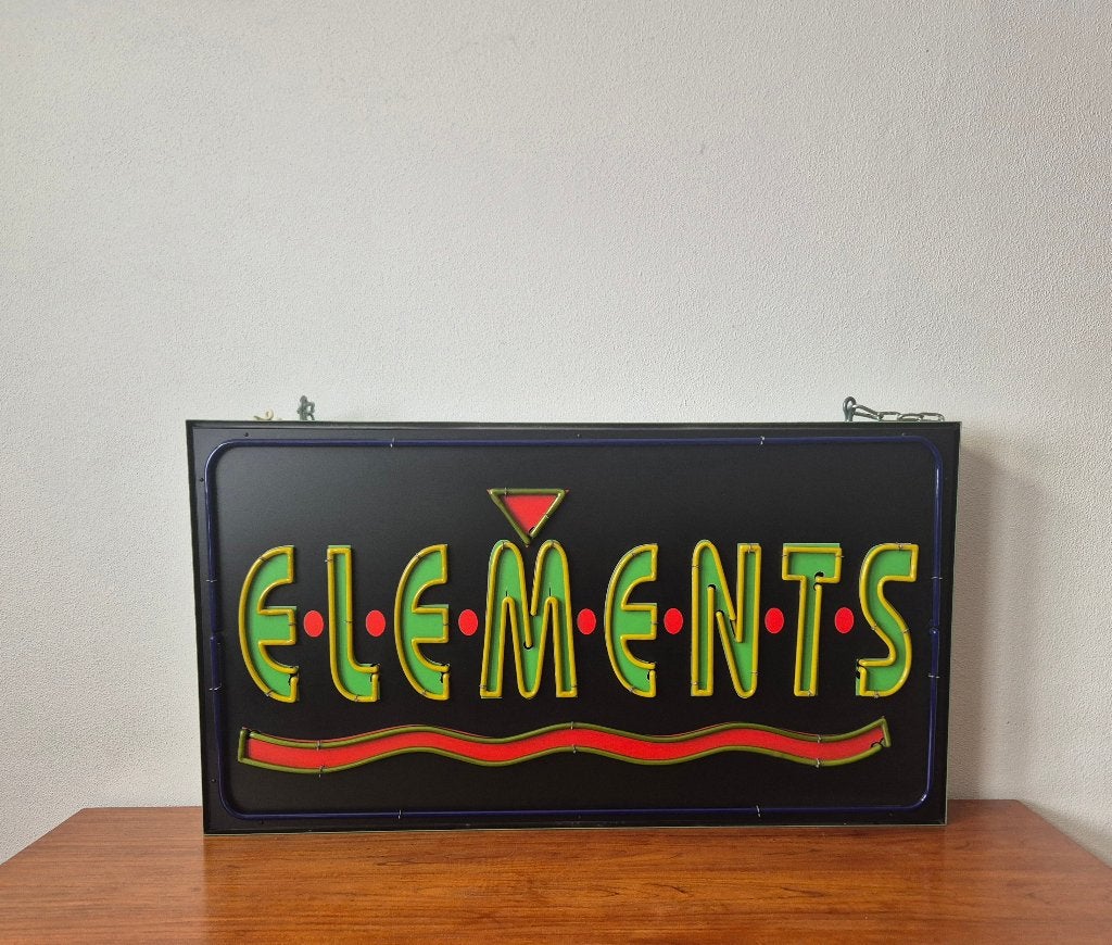 Vintage wandlamp - Neon | Elements - Refurbished, -, -, Meerkleurig, Overige fittingen
