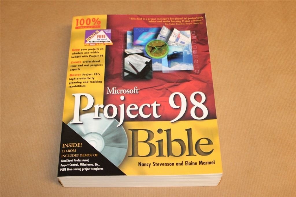 Microsoft Project 98 Bible — Handleiding, Engelstalig 1997, Boeken, Informatica en Computer, Ophalen of Verzenden, Gelezen, Internet of Webdesign