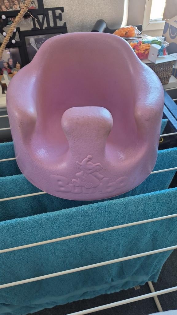 Paarse Bumbo vloerstoeltje voor baby's, Ophalen, Gebruikt, Overige typen