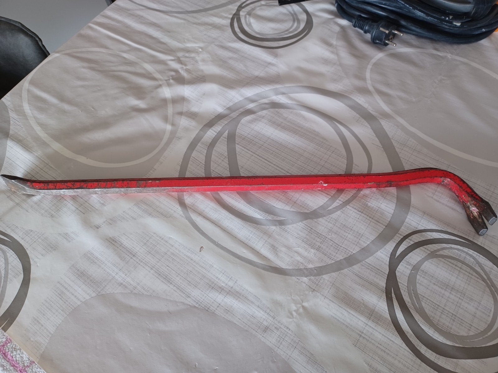 Rode koevoet 60 cm - Gebruikt maar functioneel, Ophalen of Verzenden, Gebruikt, Overige typen