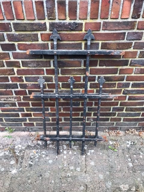 Restant hekwerk, Tuin en Terras, Ophalen, Gebruikt, IJzer, Sierhekwerk