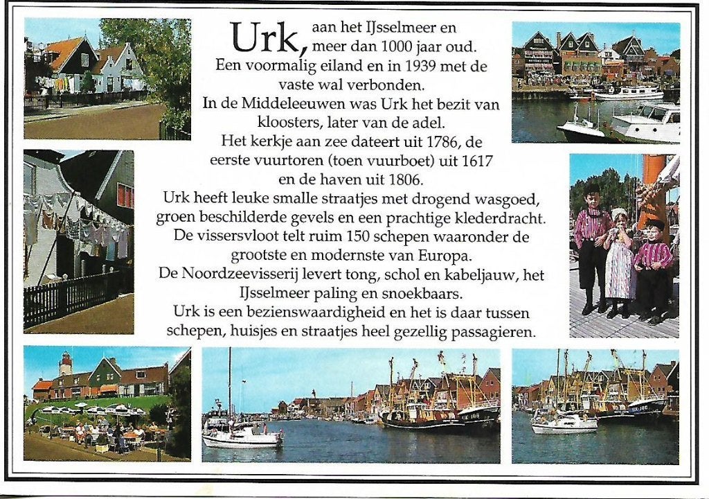 Urk- -7-luik., Verzenden, 1980 tot heden, Gelopen, Flevoland