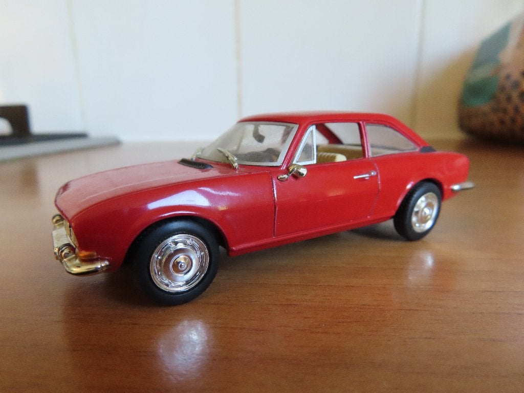Schaalmodel Peugeot 504 Coupe 1:43 Norev, 1e serie, Ophalen of Verzenden, Zo goed als nieuw, Auto, Norev