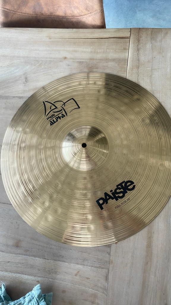 Paiste Alpha 20” ride, Muziek en Instrumenten, Percussie, Zo goed als nieuw, Ophalen
