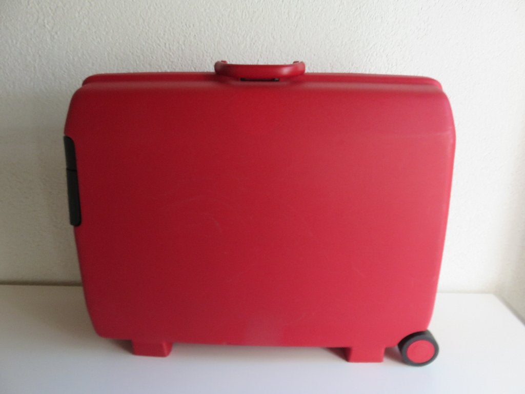 Samsonite oyster carat jubilee koffer rood 68 cm signal red, Sieraden, Tassen en Uiterlijk, Koffers, Hard kunststof, Zo goed als nieuw