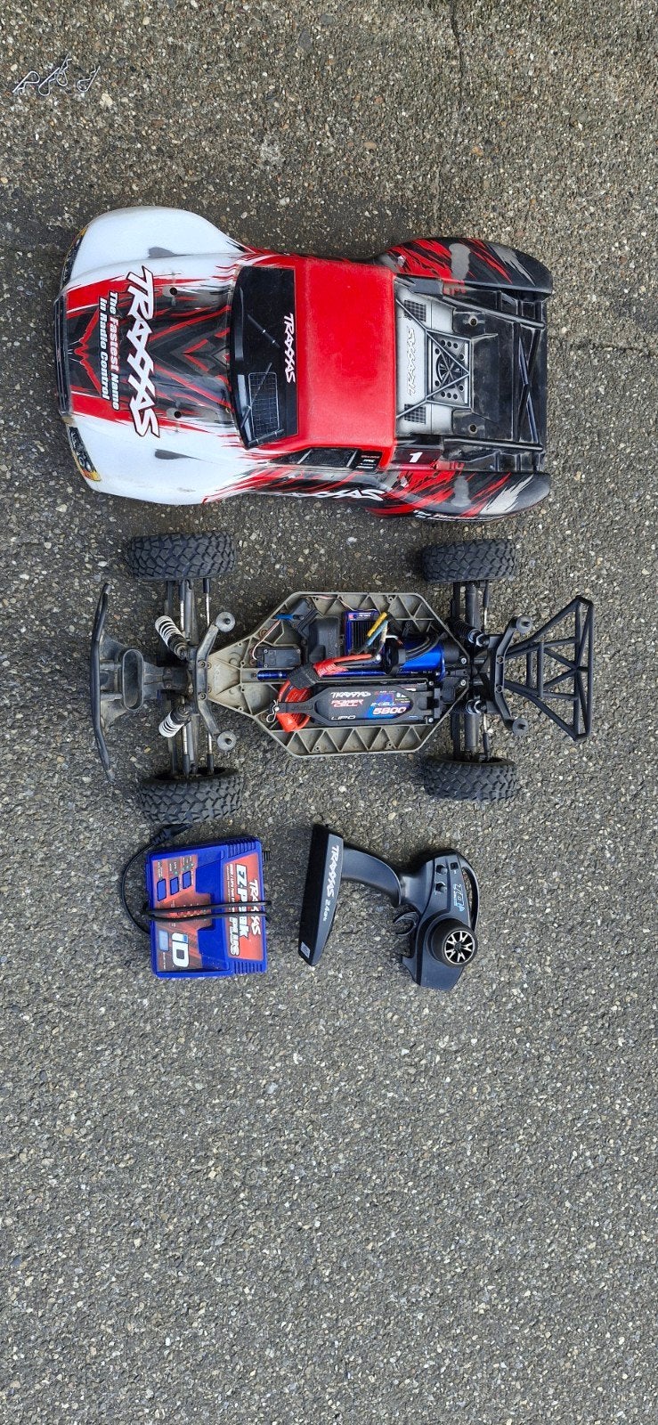 Traxxas Slash 4x4 RC Auto compleet, Elektro, Gebruikt, Verzenden, Auto offroad
