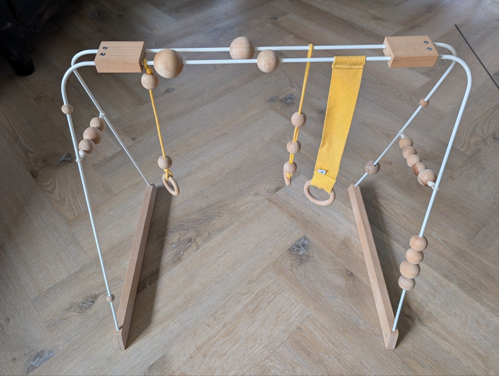 Houten babygym &me, Ophalen