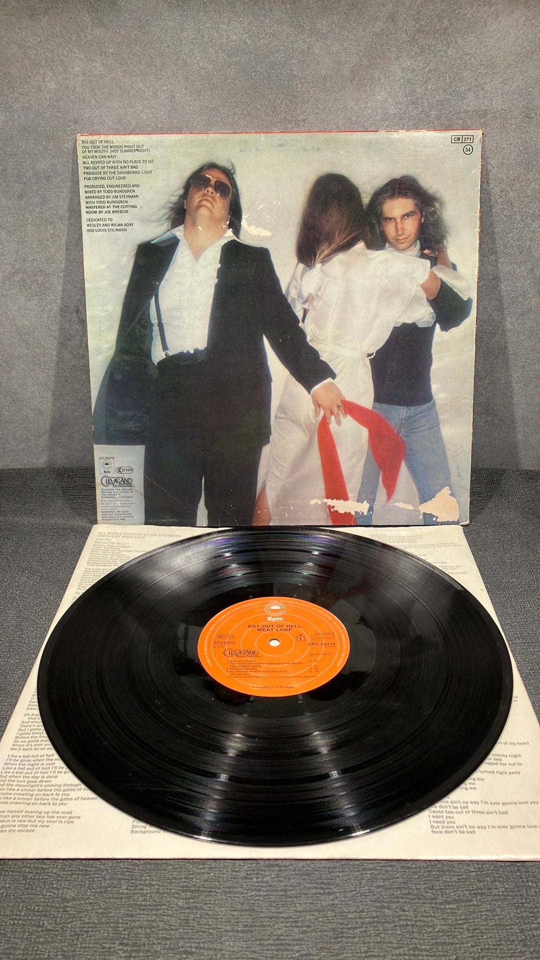 Meat Loaf.  — Bat Out Of Hell, Ophalen of Verzenden, Inclusief binnenhoes, 12 inch, Gebruikt