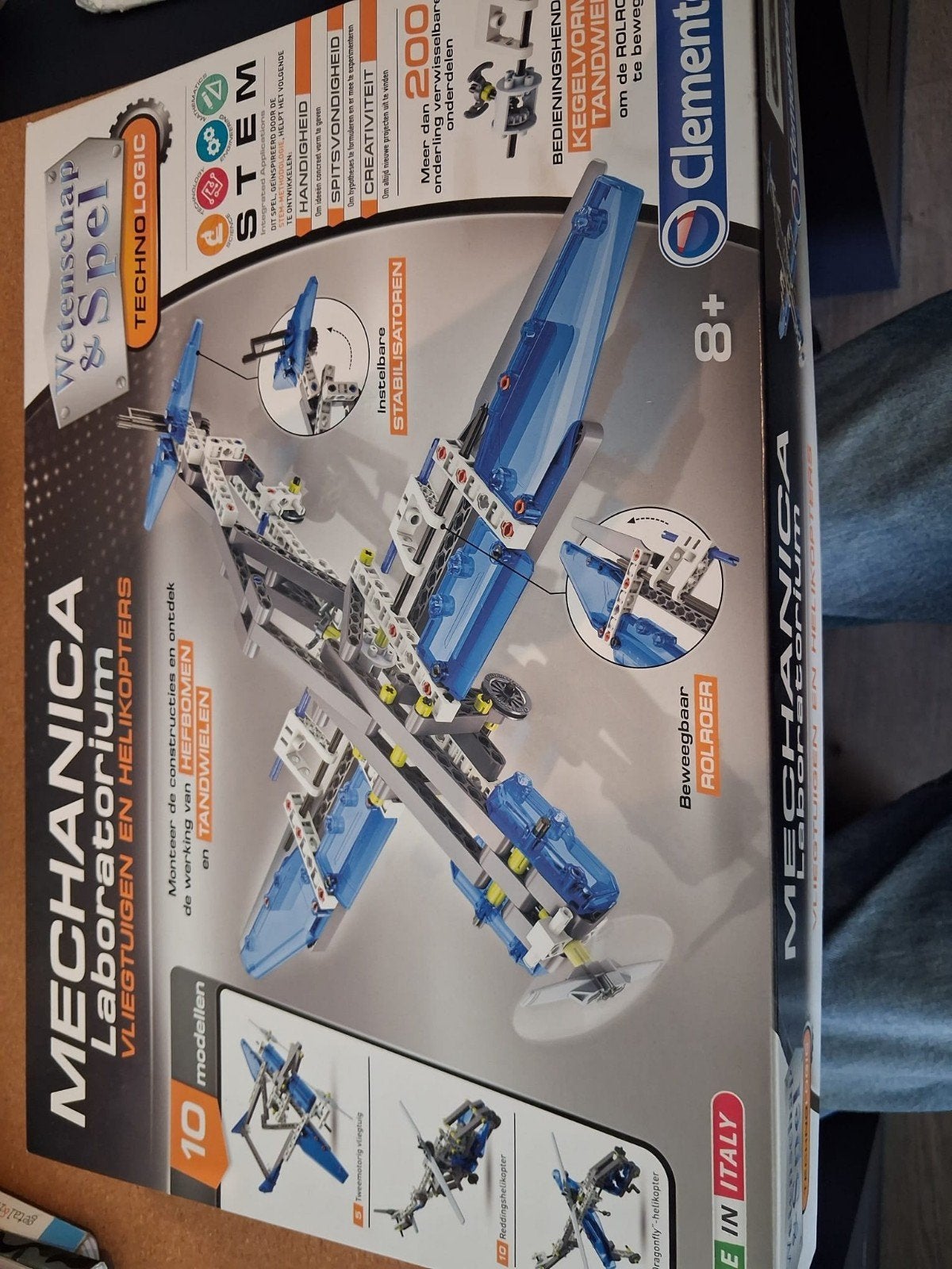Mechanica Laboratorium Vliegtuigen Helikopters Clementoni, Ophalen, Zo goed als nieuw, Overige merken