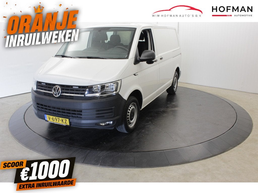 Volkswagen Transporter 2.0 TDI 150PK Euro 6 Automaat L+R Sch, Stof, Gebruikt, 4 cilinders, 150 pk