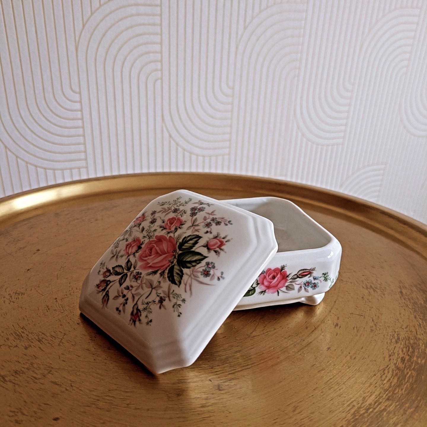 Authentiek Limoges Frankrijk Porseleinen Sieraden doosje, Ophalen of Verzenden