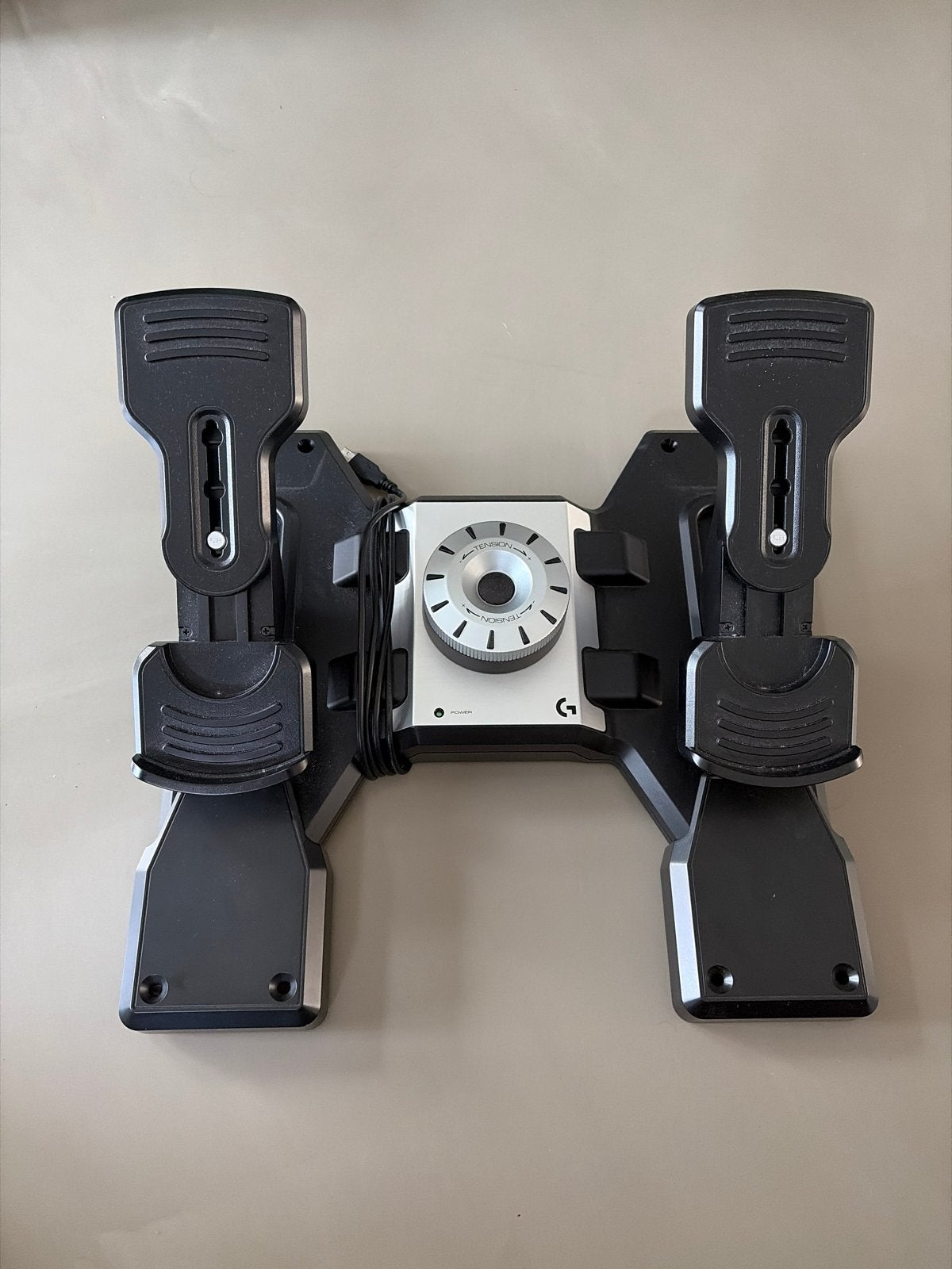 Logitech Flight Rudder Pedals - Vliegsimulator Pedalen, Ophalen of Verzenden, Zo goed als nieuw