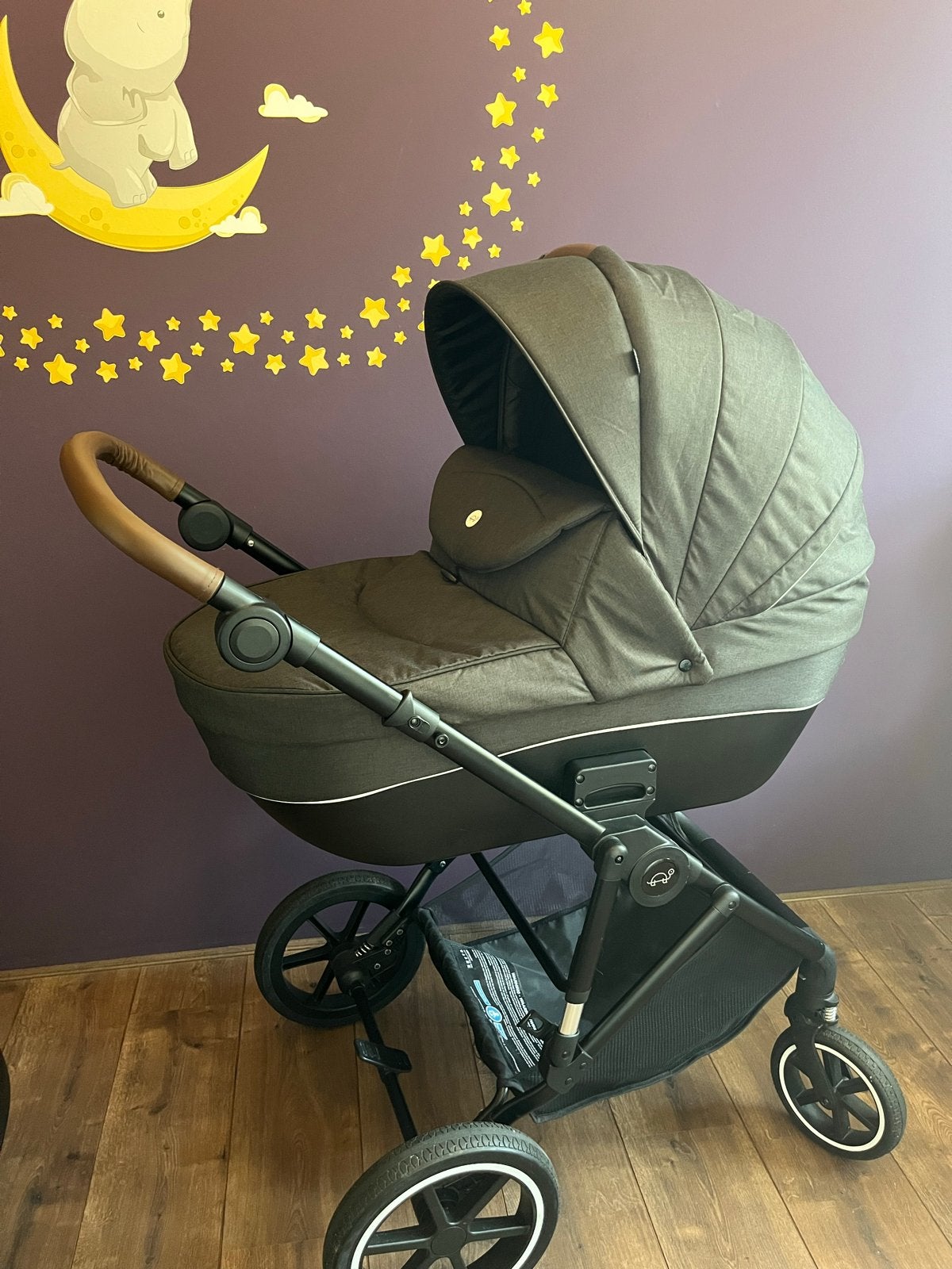 Puck Carl 3-in-1 Kinderwagen - Ebony (incl. autostoel), Gebruikt, Combiwagen, Met autostoeltje, Ophalen