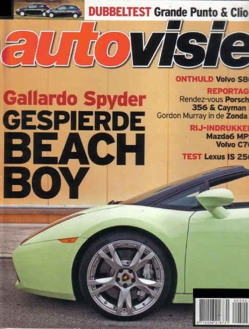 Autovisie 3 2006 : Volvo C70 - Mazda6 MPS - Lexus - Porsche, Ophalen of Verzenden, Gelezen, Algemeen