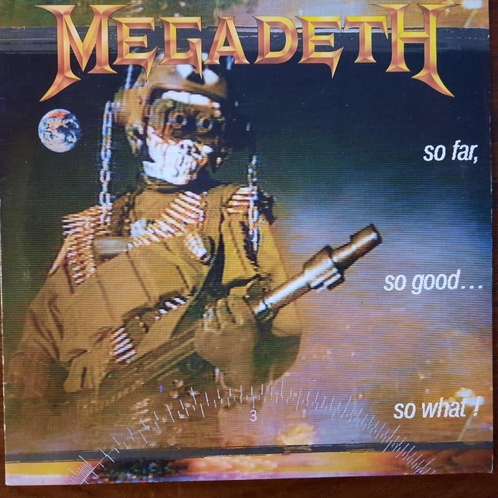 LP "So Far, So Good...So What" - Megadeath, LP, Gebruikt, Heavy metal, 12 inch