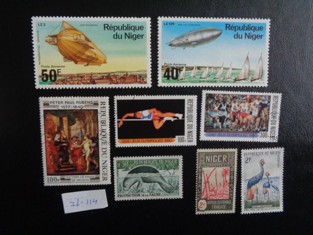 niger - diverse postfris en gestempeld (zl-114), Postzegels en Munten, Ophalen of Verzenden, Overige landen, Postfris