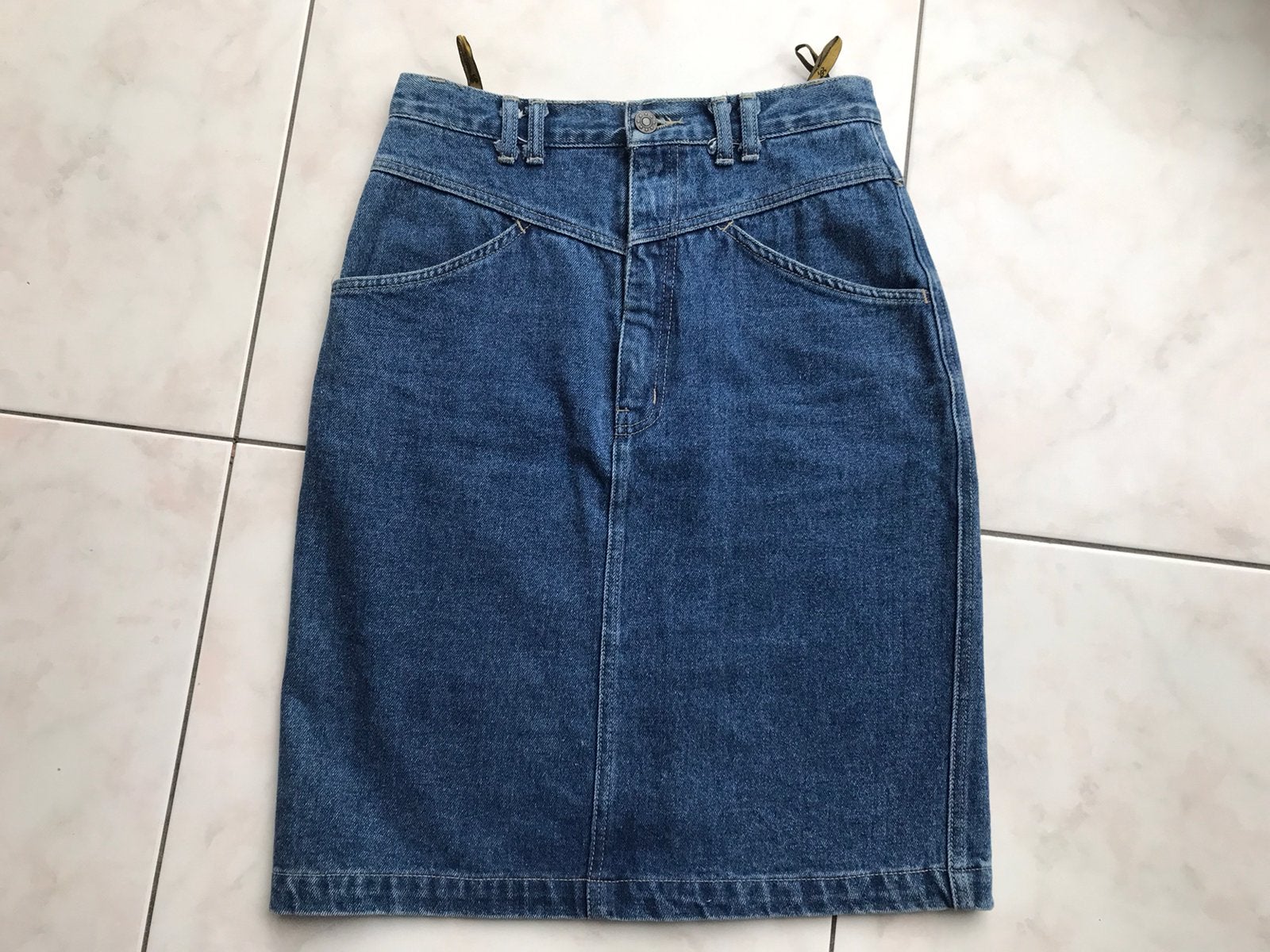 Denim rok, Blauw, Ophalen of Verzenden, Zo goed als nieuw, Maat 36 (S)