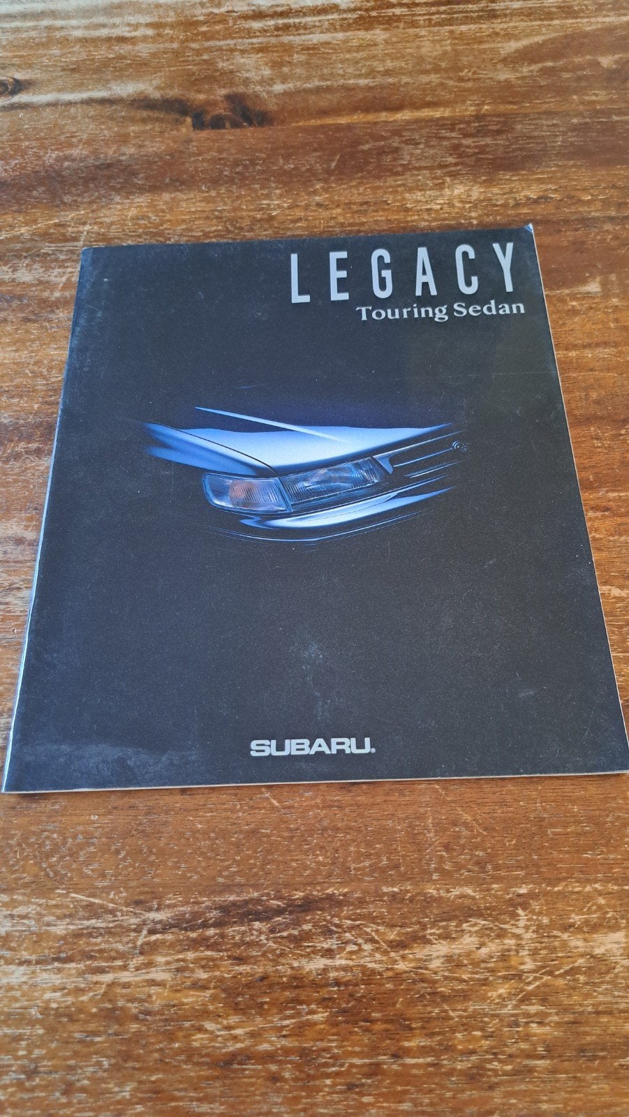Japanse folder Subaru legacy 1 1991 o.a. GT en RS, Ophalen of Verzenden, Zo goed als nieuw, Auto's