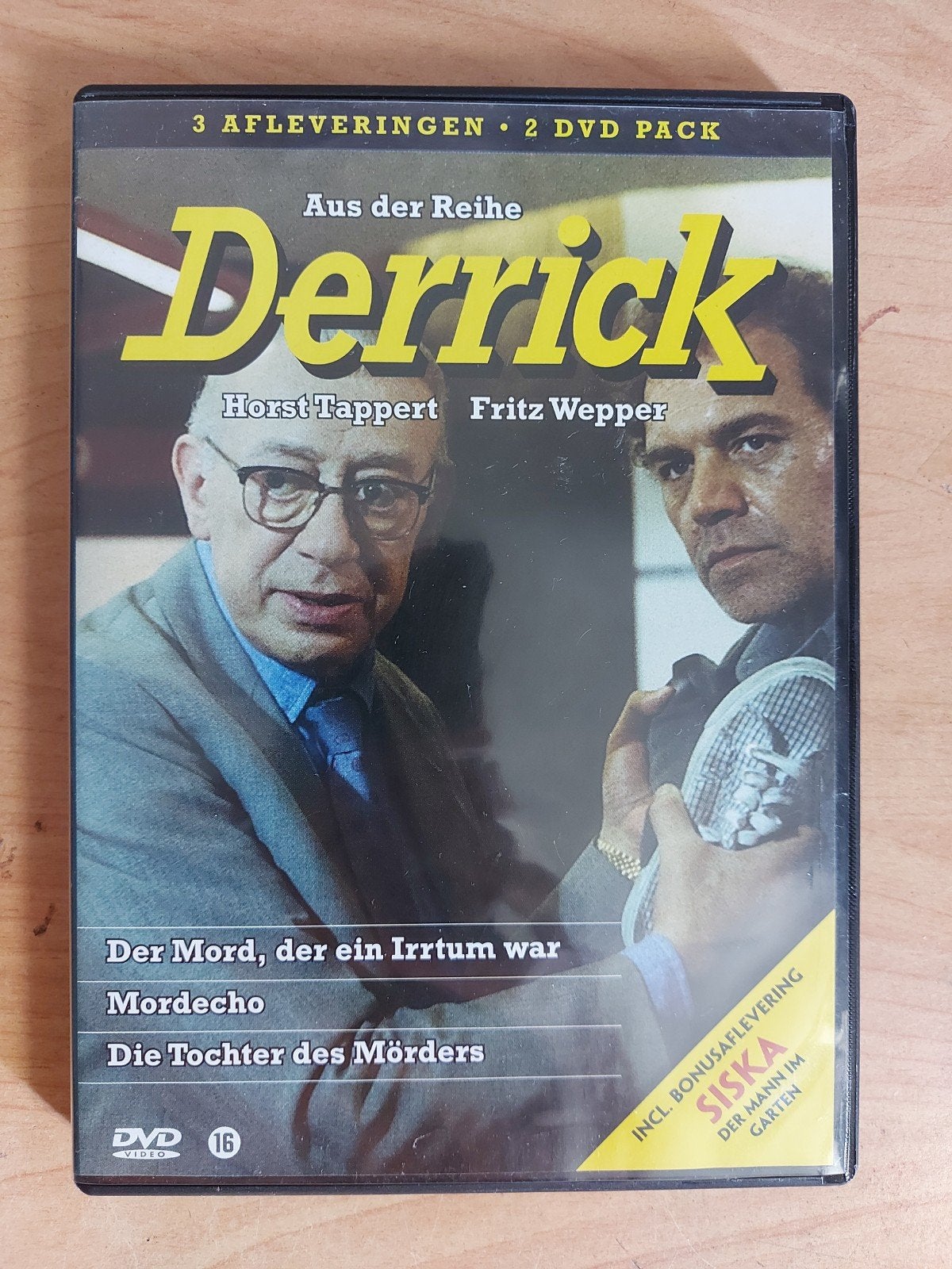 Aus der Reihe Derrick - 2-DVD duitse serie Horst Tappert, Alle leeftijden, Ophalen of Verzenden, Zo goed als nieuw, Drama