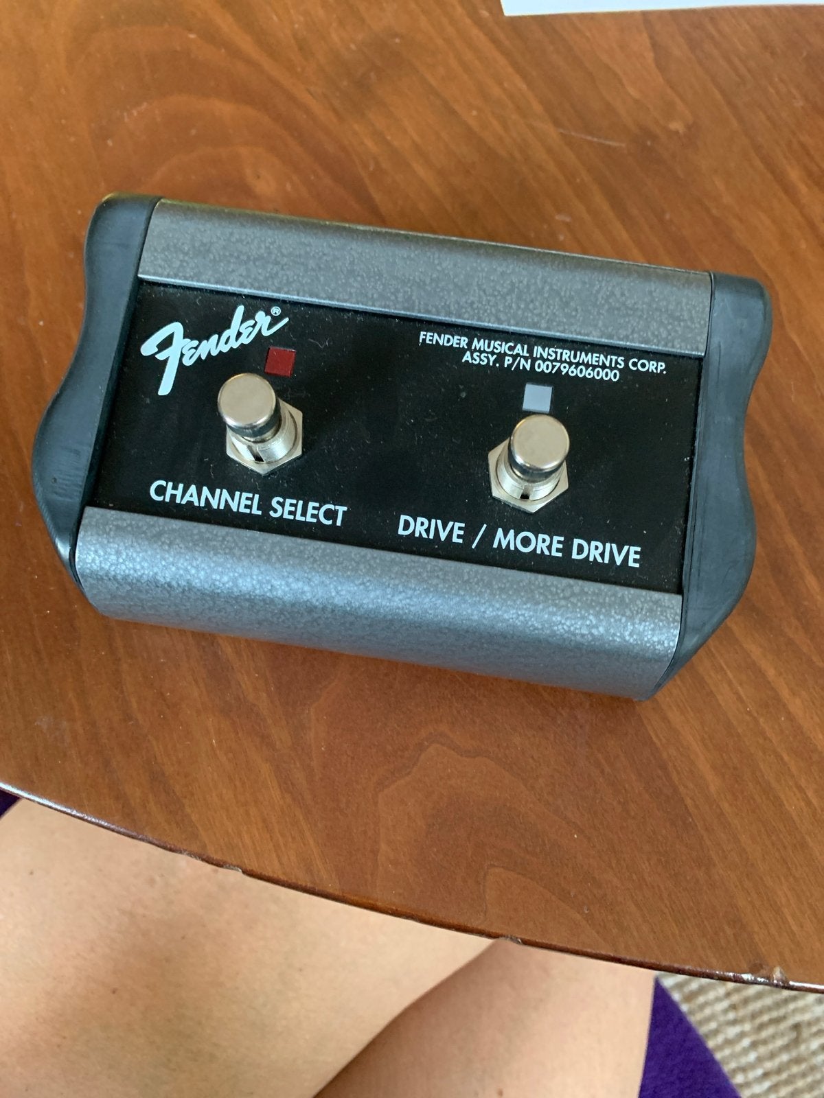 Fender Footswitch: Channel Select & Drive/More Drive, Ophalen of Verzenden, Zo goed als nieuw, Distortion, Overdrive of Fuzz