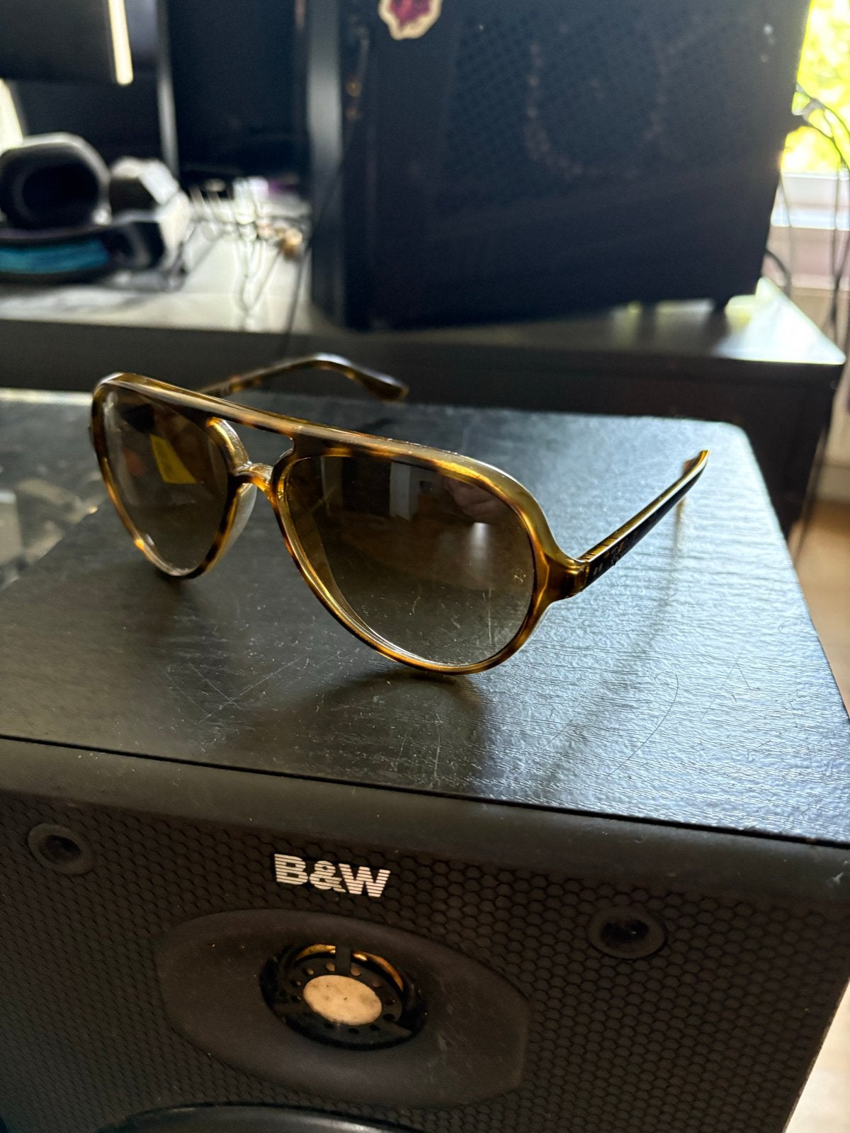 Ray-Ban Cats 5000 Zonnebril - Bruin/Tortoise, Gebruikt, Zonnebril, Bruin, Ophalen of Verzenden