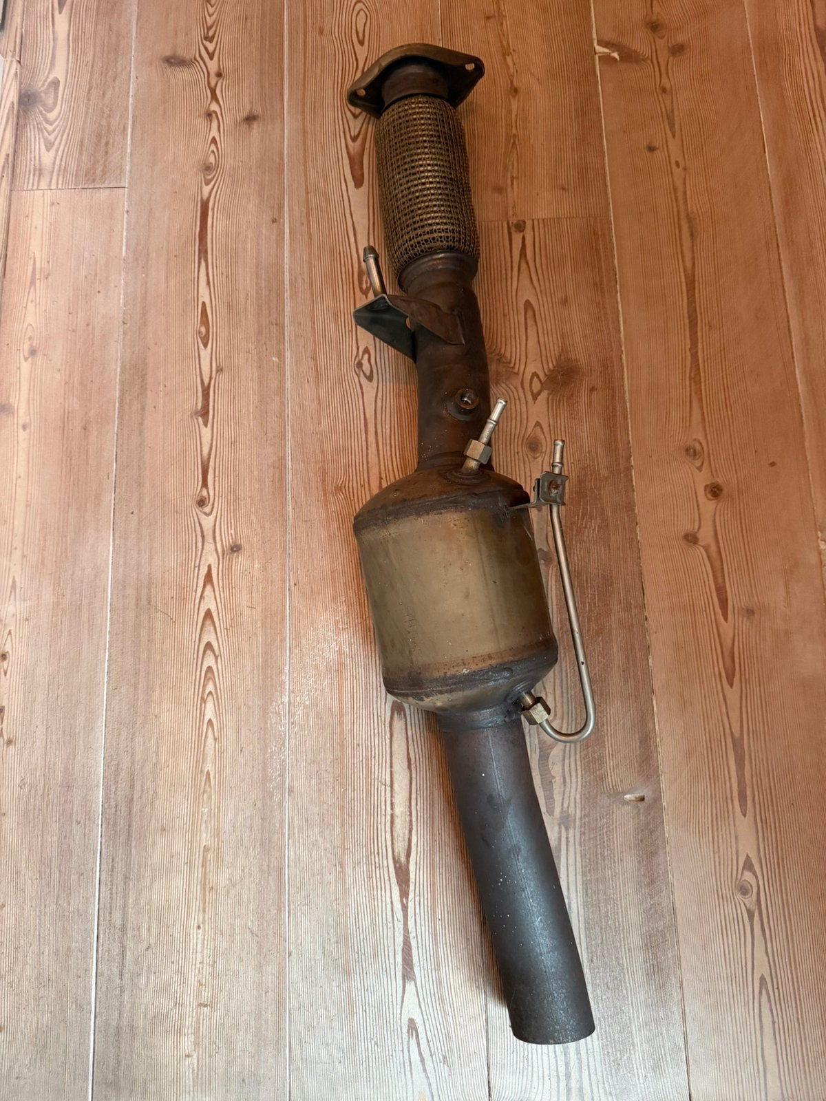Originele Downpipe met Katalysator/OPF - Mercedes A35 AMG, Auto-onderdelen, Ophalen of Verzenden, Mercedes-Benz
