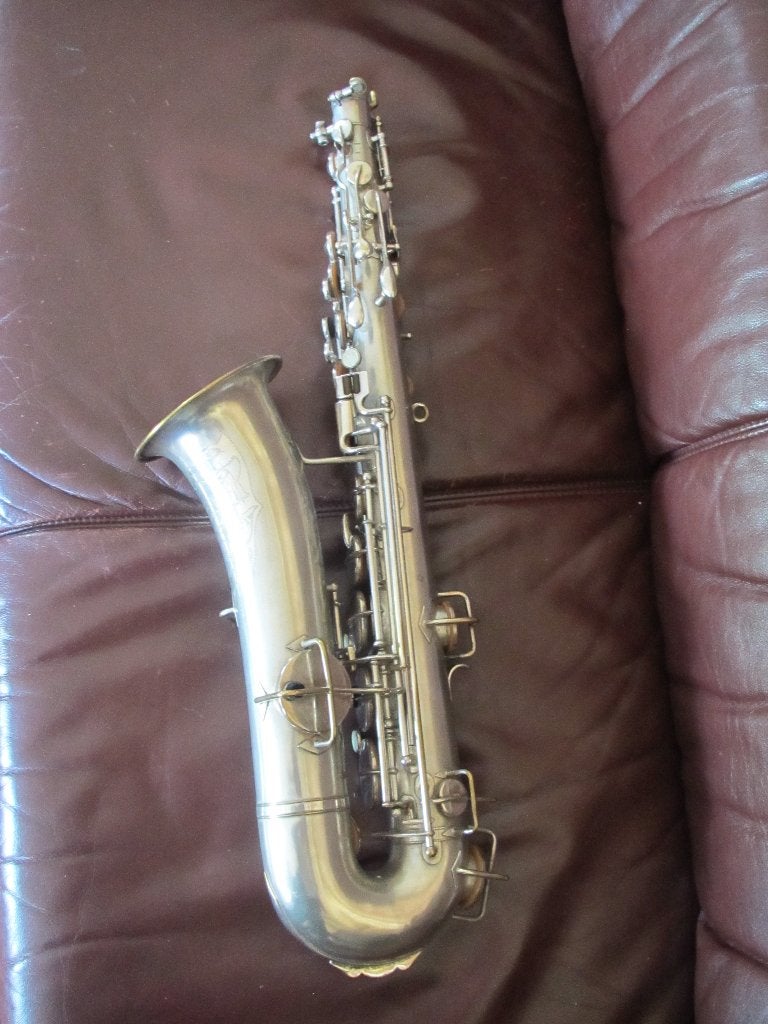 Saxofoon  "C " Melody, Ophalen, Zo goed als nieuw, Alt, Met koffer