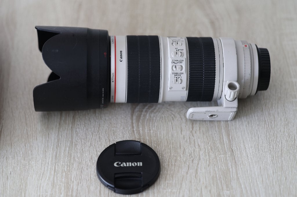 Canon EF 70-200 mm f2.8 USM ll, Canon, Statiefgondel, Zo goed als nieuw, 200 mm