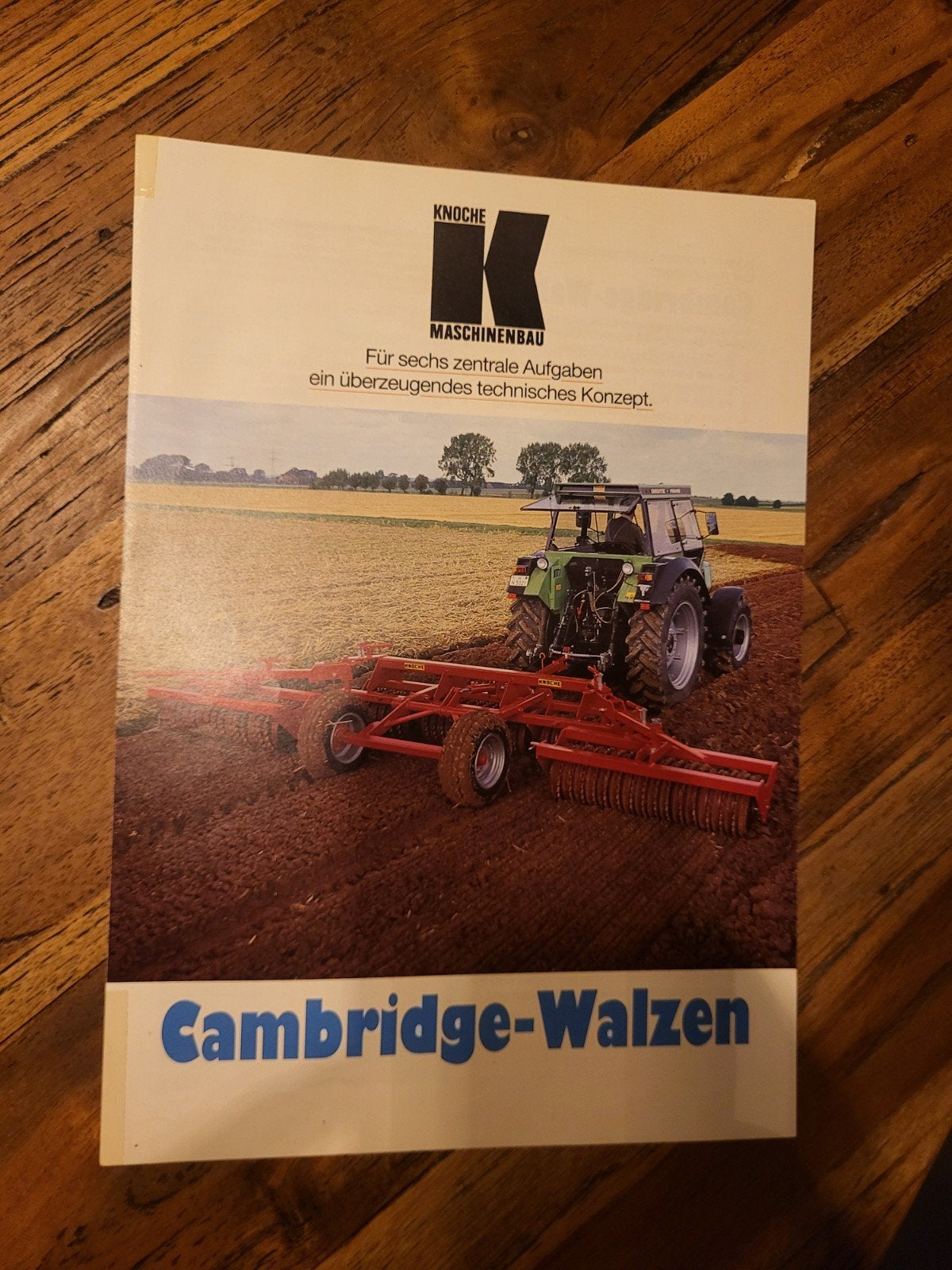 tractor folder Knoche Cambridge-Walzen, Ophalen of Verzenden, Zo goed als nieuw