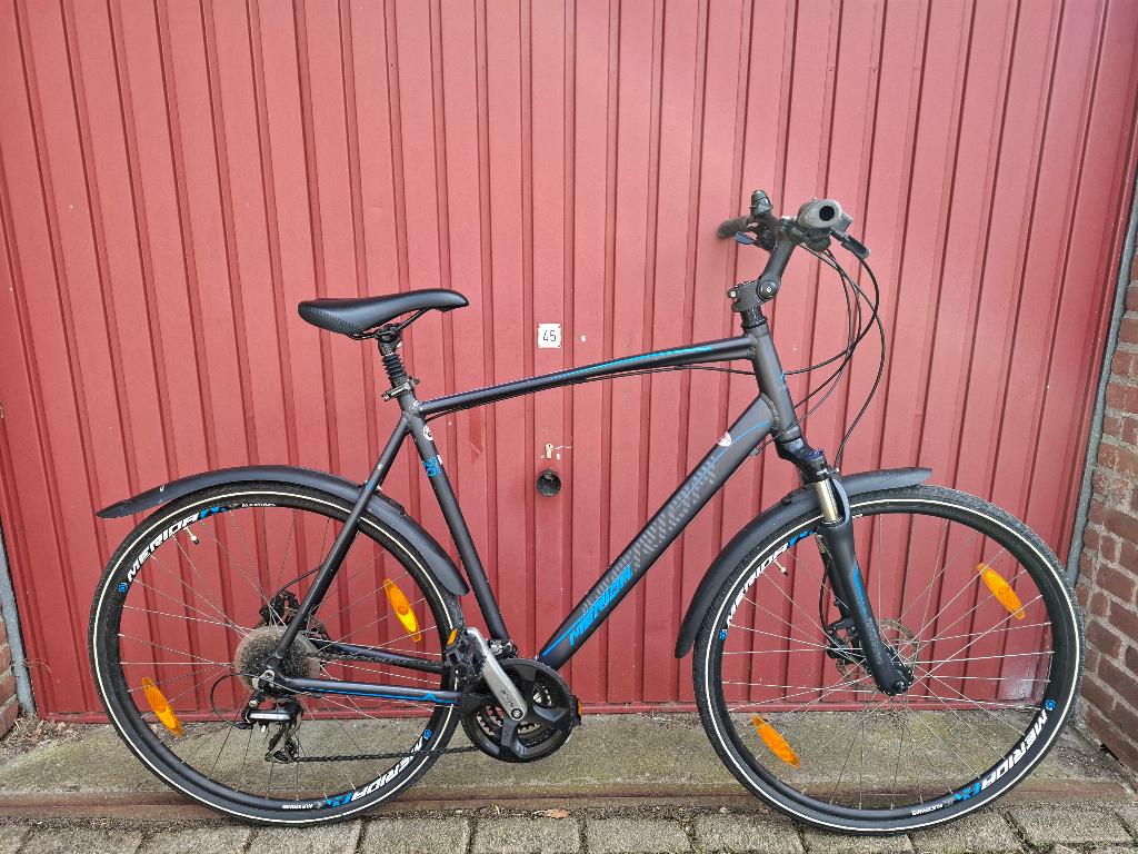 61 Cm  MERIDA CROSSWAY Heren fiets 29 inch. 27versnellingen., Fietsen en Brommers, Fietsen | Heren | Herenfietsen, Gebruikt, Versnellingen