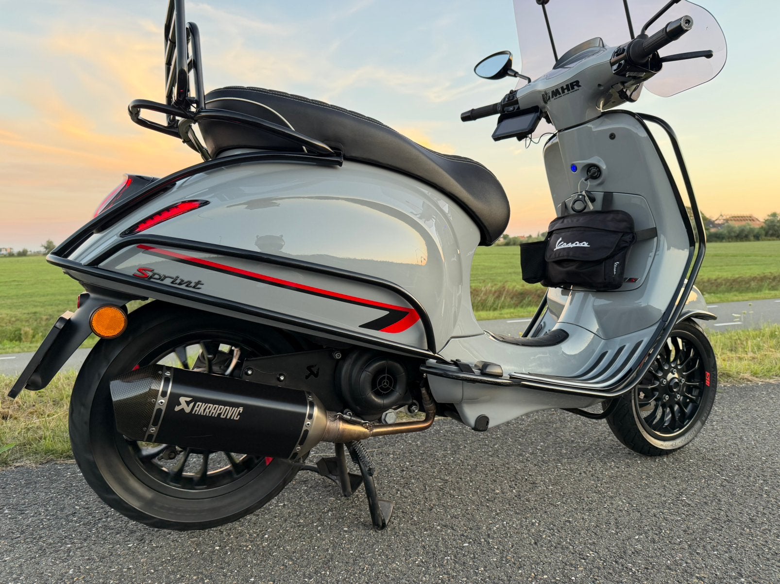 Vespa Sprint iGet 80cc Polini  Akrapovič SIP CarPlay Alarm, Ophalen, Overige modellen, Zo goed als nieuw, Benzine